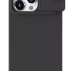 NILLKIN θήκη CamShield Silky Magnetic Silicone για iPhone 15 Pro, μαύρη