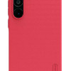 NILLKIN θήκη Super Frosted Shield για Samsung Galaxy A35, κόκκινη