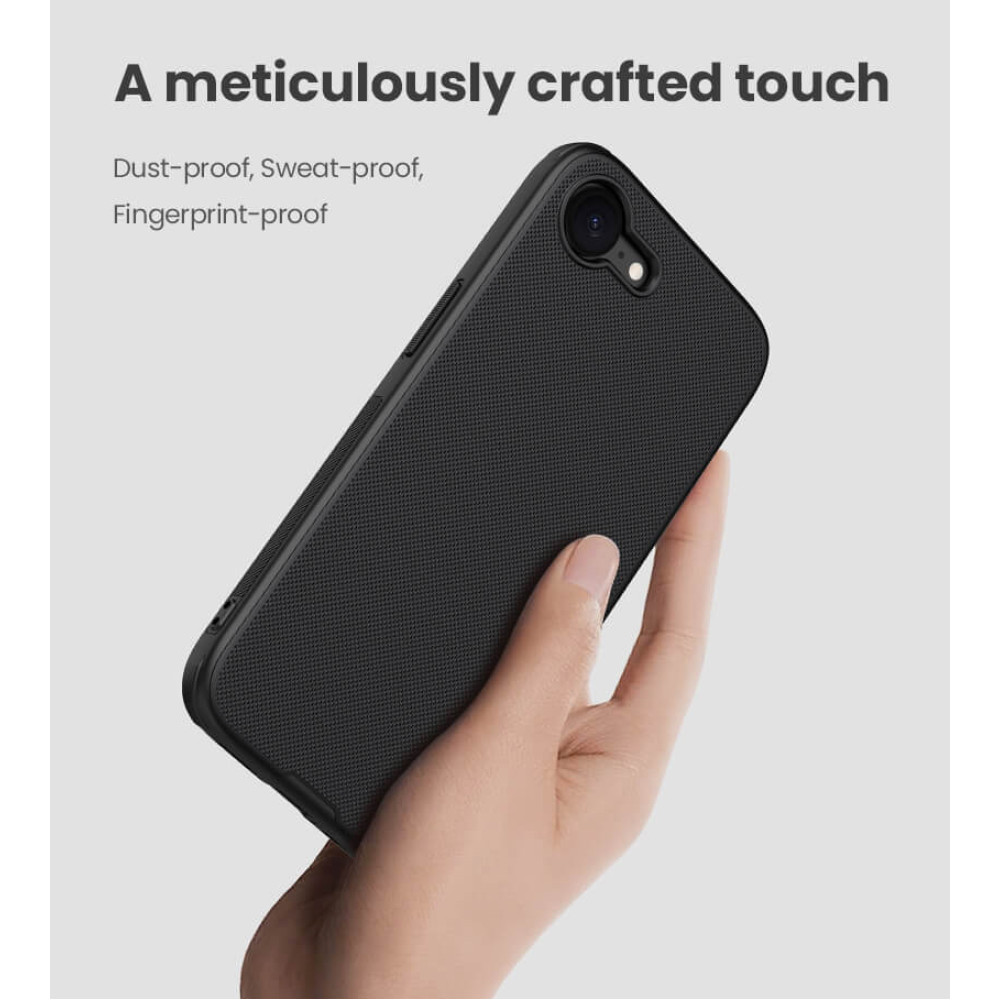 NILLKIN θήκη Super Frosted Shield Pro για Apple iPhone 16e, μαύρη