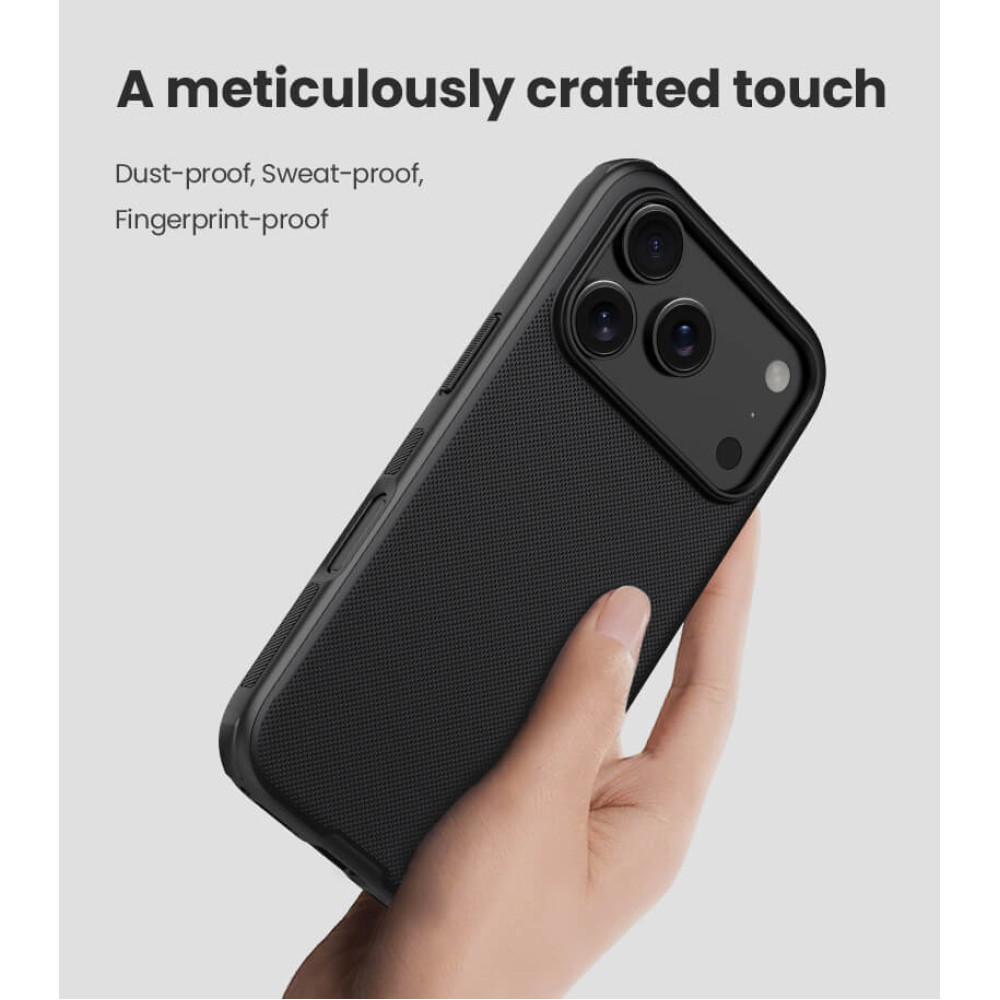 NILLKIN θήκη Super Frosted Shield Pro για Apple iPhone 17 Pro, γκρι
