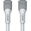 LDNIO καλώδιο USB-C σε USB-C LC601C, 100W PD, 1m, γκρι