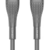 LDNIO καλώδιο USB-C σε USB-C LC671C, 65W PD, 1m, γκρι