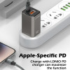 LDNIO καλώδιο Lightning σε USB-C LC441I, 30W PD, 1m, γκρι