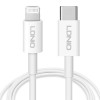 LDNIO καλώδιο Lightning σε USB-C MFi01, MFi, 30W, 480Mbps, 1m, λευκό