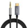 LDNIO καλώδιο USB-C σε 3.5mm LS-Y92c, 2m, μαύρο