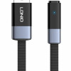 LDNIO καλώδιο Lightning σε USB LS242i, flat, 30W, 480Mbps, 2m, μαύρο