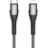 LDNIO καλώδιο Lightning σε USB-C LC111, 30W PD, 1m, γκρι
