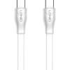 LDNIO καλώδιο USB-C σε USB-C LC131C, 65W PD, 1m, λευκό