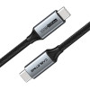 CABLETIME καλώδιο USB-C CT-C160-PU31-CMCM2, USB 3.2, 100W, 20Gbps, 4K, 1.5m, μαύρο