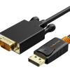 CABLETIME καλώδιο DisplayPort σε VGA CT-AV585-04G, 1080p, 1.8m, μαύρο