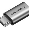 CABLETIME αντάπτορας USB-C σε micro USB CT-CMMCBF-ASG, 480Mbps, γκρι