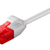 GOOBAY καλώδιο δικτύου 71545, CAT 6 U/UTP, slim, copper, 250MHz, 0.15m, γκρι