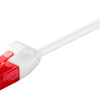 GOOBAY καλώδιο δικτύου 71550, CAT 6 U/UTP, slim, copper, 250MHz, 0.25m, λευκό