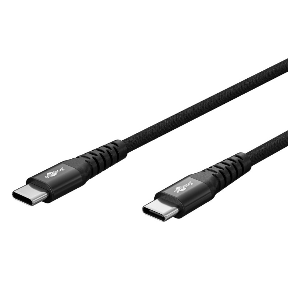 GOOBAY καλώδιο USB-C 73955, 60W, 480Mbps, 3m, μαύρο
