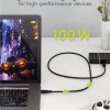 GOOBAY καλώδιο USB-C 74193, USB4, 100W, 40Gbps, 8K/60Hz, 2m, μαύρο