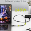 GOOBAY καλώδιο USB-C 74212, USB4, 240W, 40Gbps, 8K/60Hz, 1.5m, γκρι