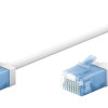 GOOBAY καλώδιο δικτύου 74299, CAT 6A U/UTP, ultra slim, copper, 500MHz, 5m, λευκό