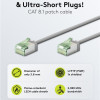 GOOBAY καλώδιο δικτύου 74349, CAT 8.1 U/FTP, ultra slim, copper, 40Gbps, 5m, γκρι