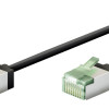 GOOBAY καλώδιο δικτύου 74350, CAT 8.1 U/FTP, ultra slim, copper, 2000MHz, 0.15m, μαύρο