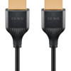 GOOBAY καλώδιο HDMI 75296 με Ethernet, slim, 4K/60Hz, 18 Gbps, 5m, μαύρο