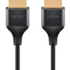 GOOBAY καλώδιο HDMI 75299 με Ethernet, slim, 8K/60Hz, 48 Gbps, 2m, μαύρο