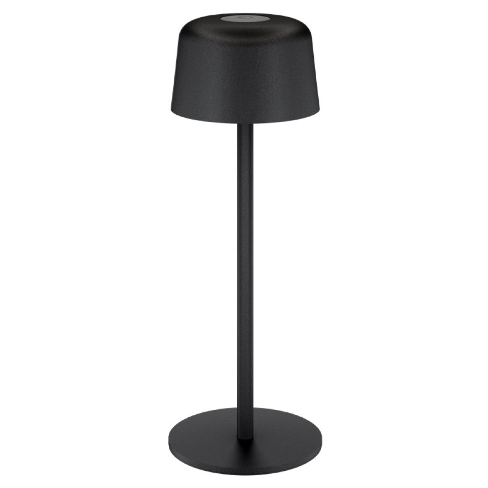 GOOBAY επιτραπέζιο φωτιστικό 77675, 3000K, dimmable, επαναφορτιζόμενο, μαύρο