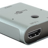 GOOBAY HDMI switch 77791, 2 σε 1, 8K/60Hz, γκρι