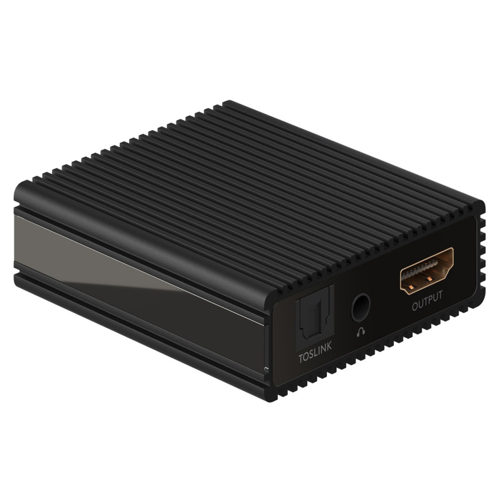 GOOBAY HDMI audio extractor 79138, 4K/30Hz, μαύρο