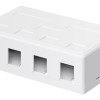 GOOBAY Keystone κυτίο 79376 για 4x θύρες δικτύου, λευκό