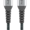 GOOBAY καλώδιο USB-C 79559, 60W, 480Mbps, 0.15m, μαύρο
