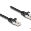 DELOCK καλώδιο RJ50 80187, S/FTP, 26 AWG, 1m, μαύρο