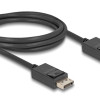 DELOCK καλώδιο DisplayPort 2.1 80493 8K/60Hz 4K/120Hz 40 Gbps, 2m, μαύρο