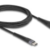 DELOCK καλώδιο USB σε USB-C 81122, 60W, 480Mbps, 2m, μαύρο