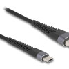 DELOCK καλώδιο USB σε USB-C 81122, 60W, 480Mbps, 2m, μαύρο