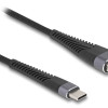 DELOCK καλώδιο USB σε USB-C 81123, 60W, 480Mbps, 3m, μαύρο