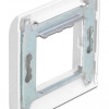 DELOCK module βάση πρίζας με frame Easy 45 81300, 80x80mm, λευκό