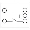 DELOCK module διακόπτης Easy 45 81359, μονός, 1-pole, 1-way, λευκός