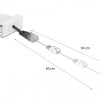 DELOCK module καλώδιο RJ45 Easy 45 81361 Cat.5e, ανασυρόμενο 50cm, μαύρο