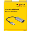 DELOCK αντάπτορας δικτύου 81571, USB, 5Gbps Ethernet, ασημί
