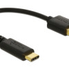 DELOCK καλώδιο USB σε USB-C 85354, 3A, 22AWG, 0.15m, μαύρο