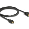 DELOCK καλώδιο HDMI σε DVI 85653, 2K/60Hz, 7.92 Gbps, 1.5m, μαύρο