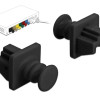 DELOCK κάλυμμα προστασίας για θύρα RJ45 86176, μαύρο, 10τμχ