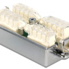 DELOCK κυτίο σύνδεσης καλωδίων δικτύου 86243, Cat 6A LSA, STP, tool-free