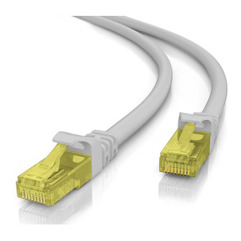 POWERTECH καλώδιο δικτύου CAB-N261, Cat 5e U/UTP, copper, 0.25m, γκρι