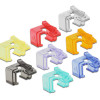 DELOCK clip επιδιόρθωσης RJ45 86420, 8 χρώματα, 16τμχ