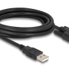 DELOCK καλώδιο USB σε USB Type B 87215, 3m, μαύρο