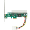 DELOCK κάρτα επέκτασης PCI Express σε PCI 32 Bit 5V 90062, Asmedia chip