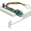 DELOCK κάρτα επέκτασης PCI Express σε PCI 32 Bit 5V 90062, Asmedia chip