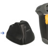 DELOCK barcode scanner 90550, 1D & 2D, ασύρματο, με βάση φόρτισης, μαύρο