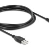 DELOCK καλώδιο USB σε RJ50 90598 για barcode scanner, 1.5m, μαύρο